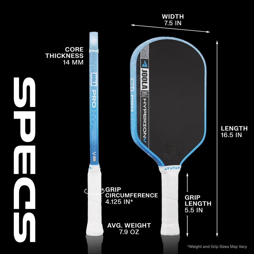 Hyperion Pro V Pickleball Paddle 16mm